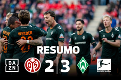 Fullkrug bisa e Bremen põe fim a jejum fora (resumo)