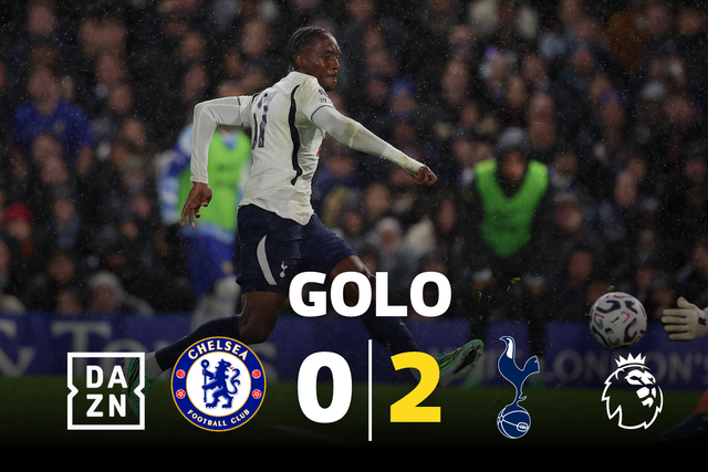 Mathys Tel aumentou vantagem do Tottenham com golo espetacular