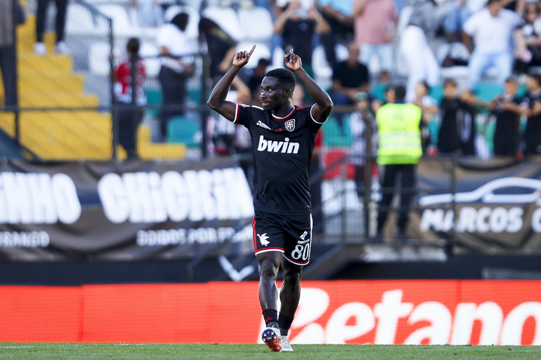 Lawrence Ofori foi o autor do golo que marcou, definitivamente, a história do jogo (Foto Filipe Amorim/LUSA)