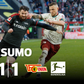Jogo louco na Bundesliga: duas expulsões e dois golos em três minutos (resumo)