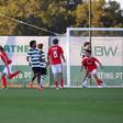 Benfica continua imbatível no campeonato nacional de juvenis. Foto: FPF