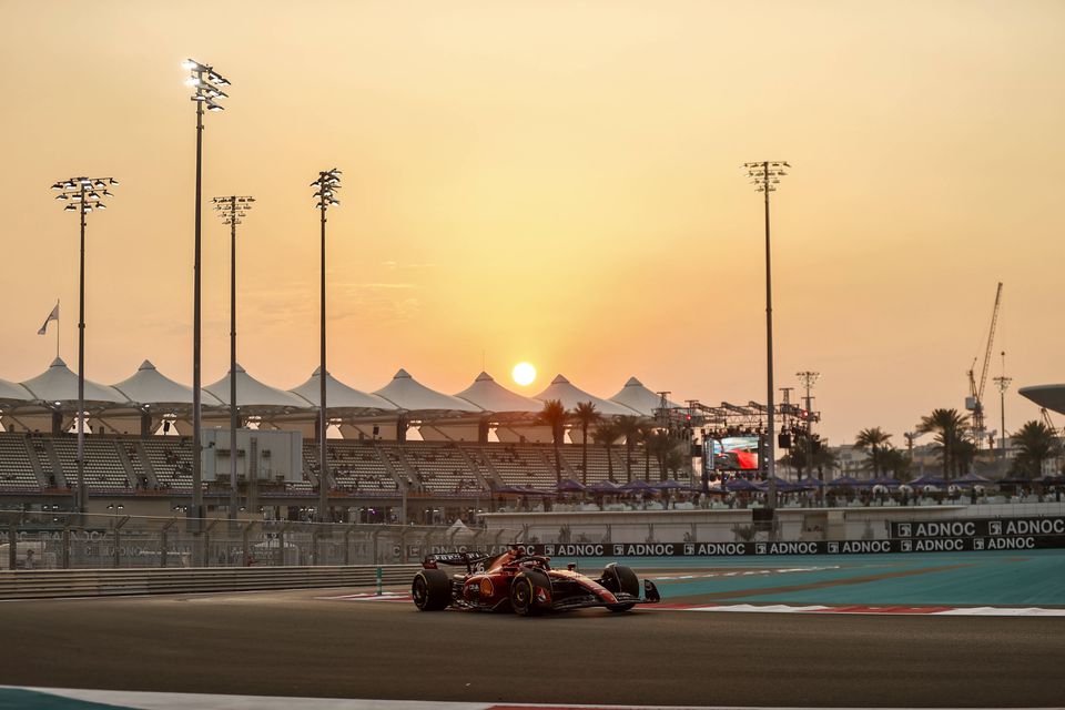 Charles Leclerc mais rápido no acidentado segundo treino em Abu Dhabi