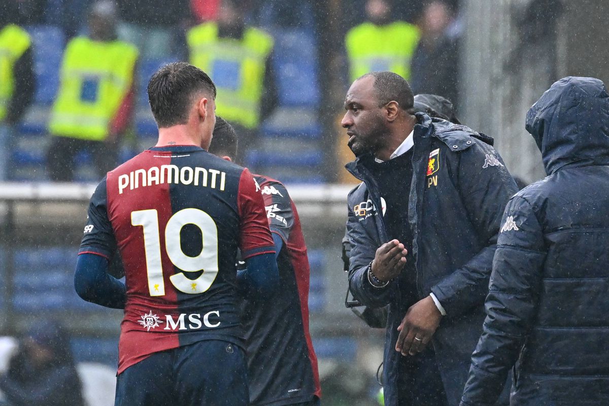 Serie A: Génova (de Vitinha) empata na estreia de Patrick Vieira