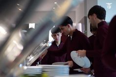 Pequeno almoço da equipa do Benfica no Seixal