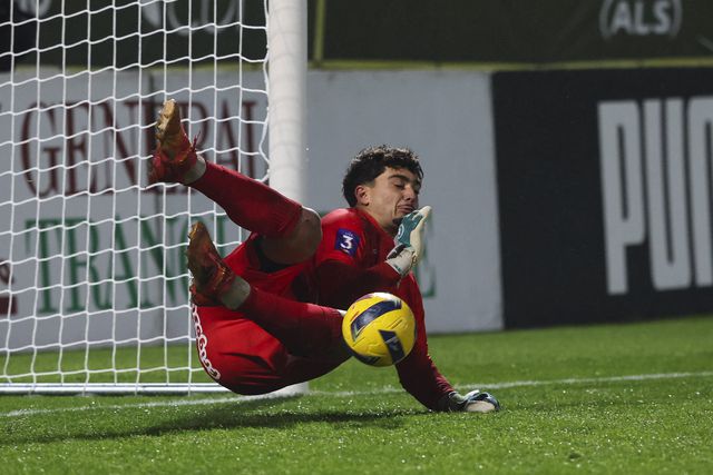 Duarte Almeida brilhou no desempate por grandes penalidades frente ao Tondela - Foto: PAULO NOVAIS/LUSA