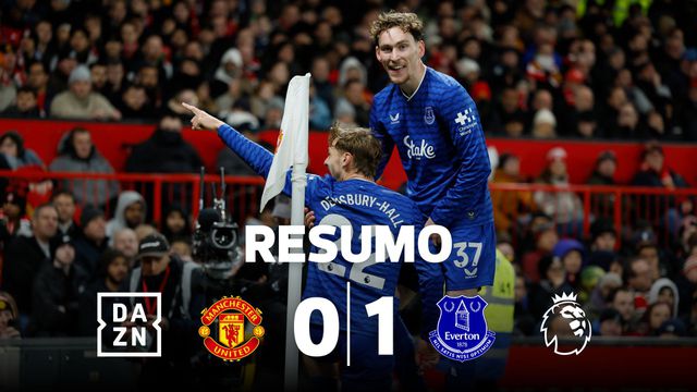 Reduzido a 10 desde cedo, Everton surpreende Amorim e companhia em Old Trafford (resumo)