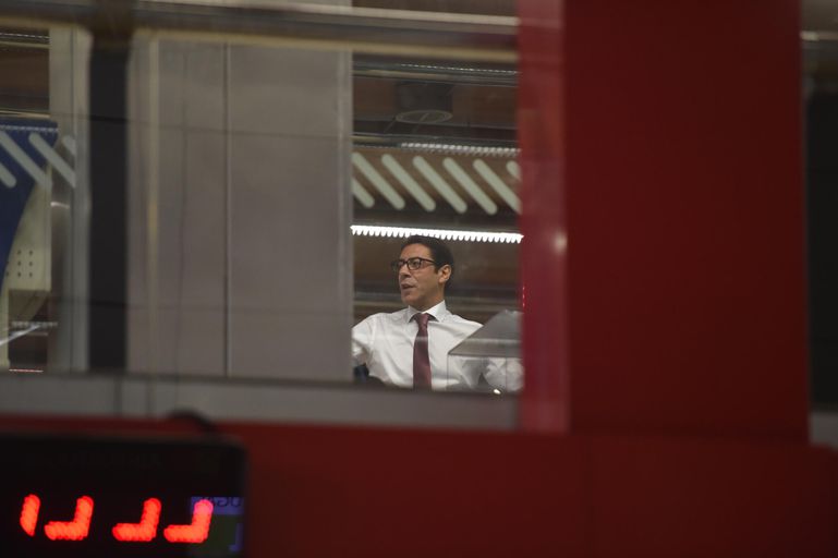 Rui Costa na partida do Benfica para Amesterdão - Foto: Miguel Nunes