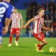 Marcos Llorente no jogo com o Getafe