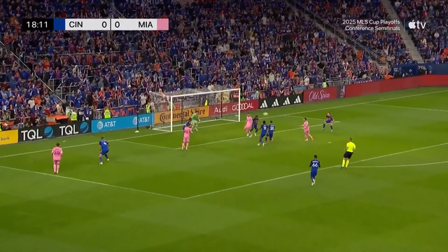 Messi teve cabeça para levar Miami à final de Conferência