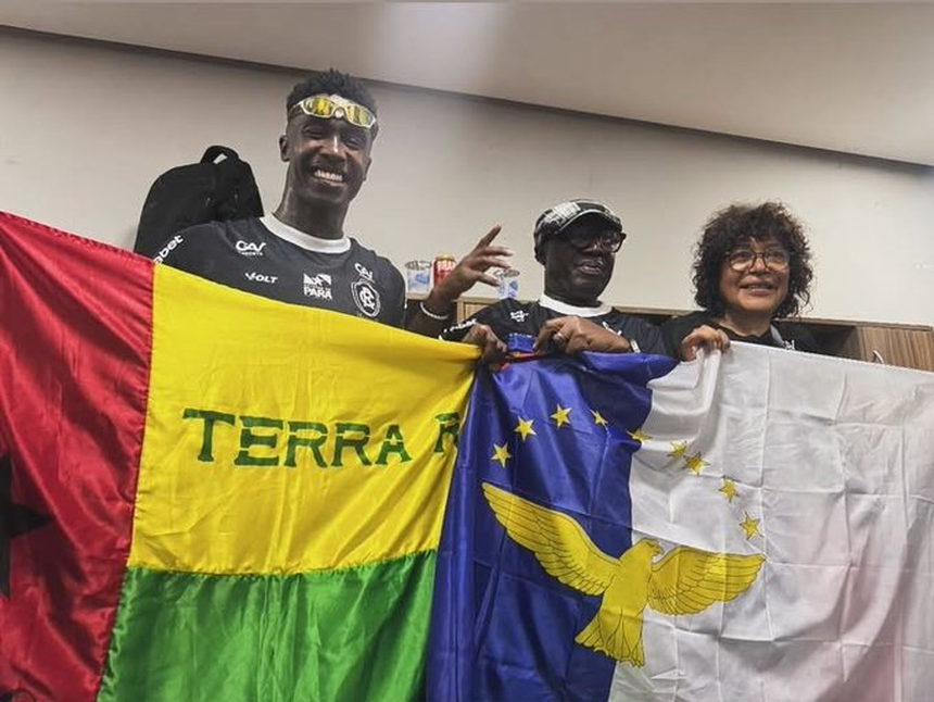 João Pedro, avançado luso-guineense do Remo - Foto: D. R.