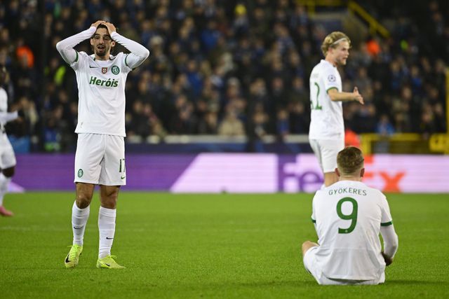 Sporting saiu derrotado de Brugge, em dezembro passado. Foto: IMAGO