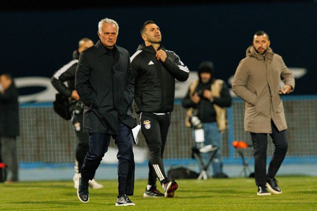 José Mourinho, treinador do Benfica
