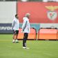 José Mourinho no treino do Benfica - Foto: Miguel Nunes