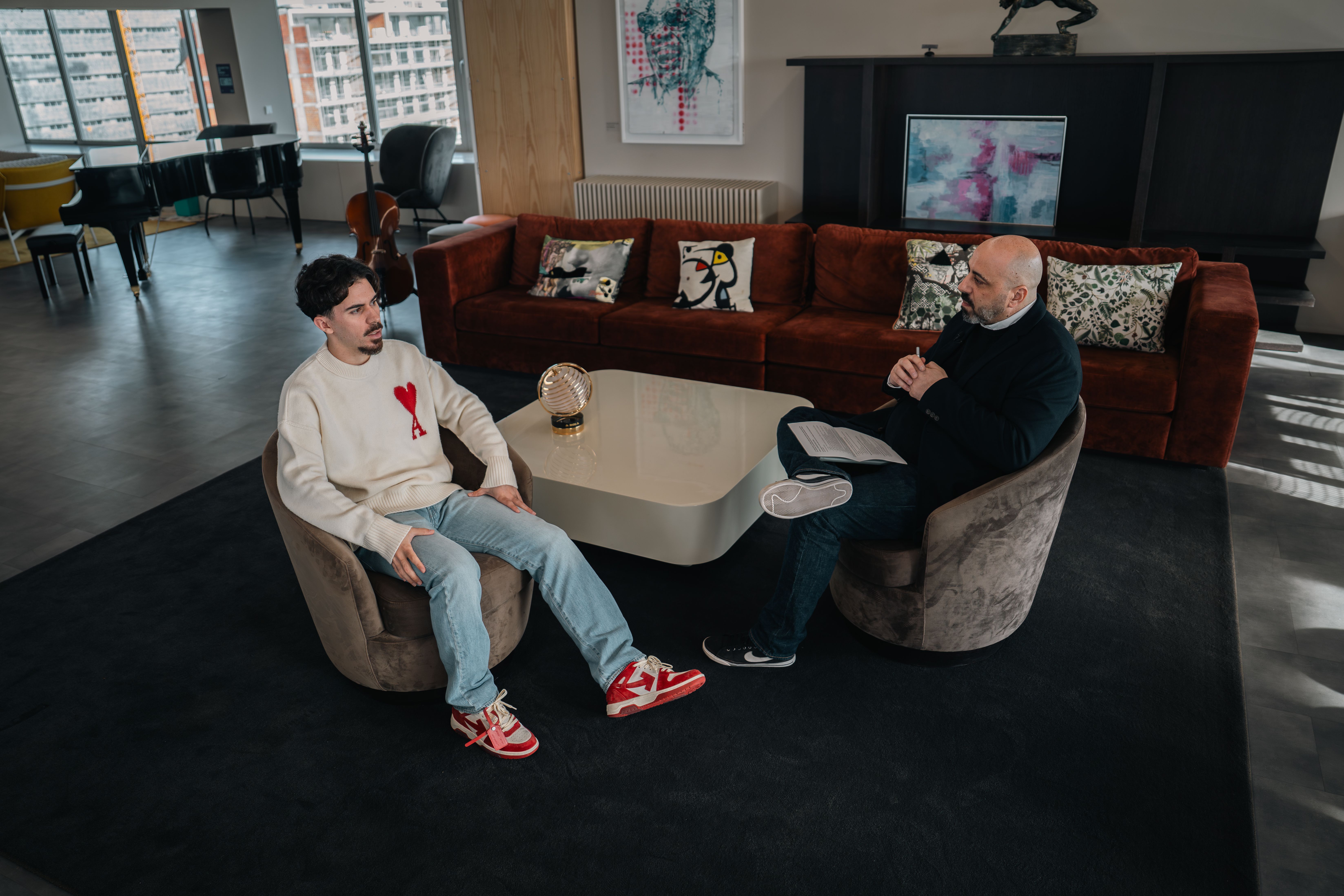 Vitinha, Figura do Ano de A BOLA, entrevistado por Luís Mateus -  Foto: André Carvalho