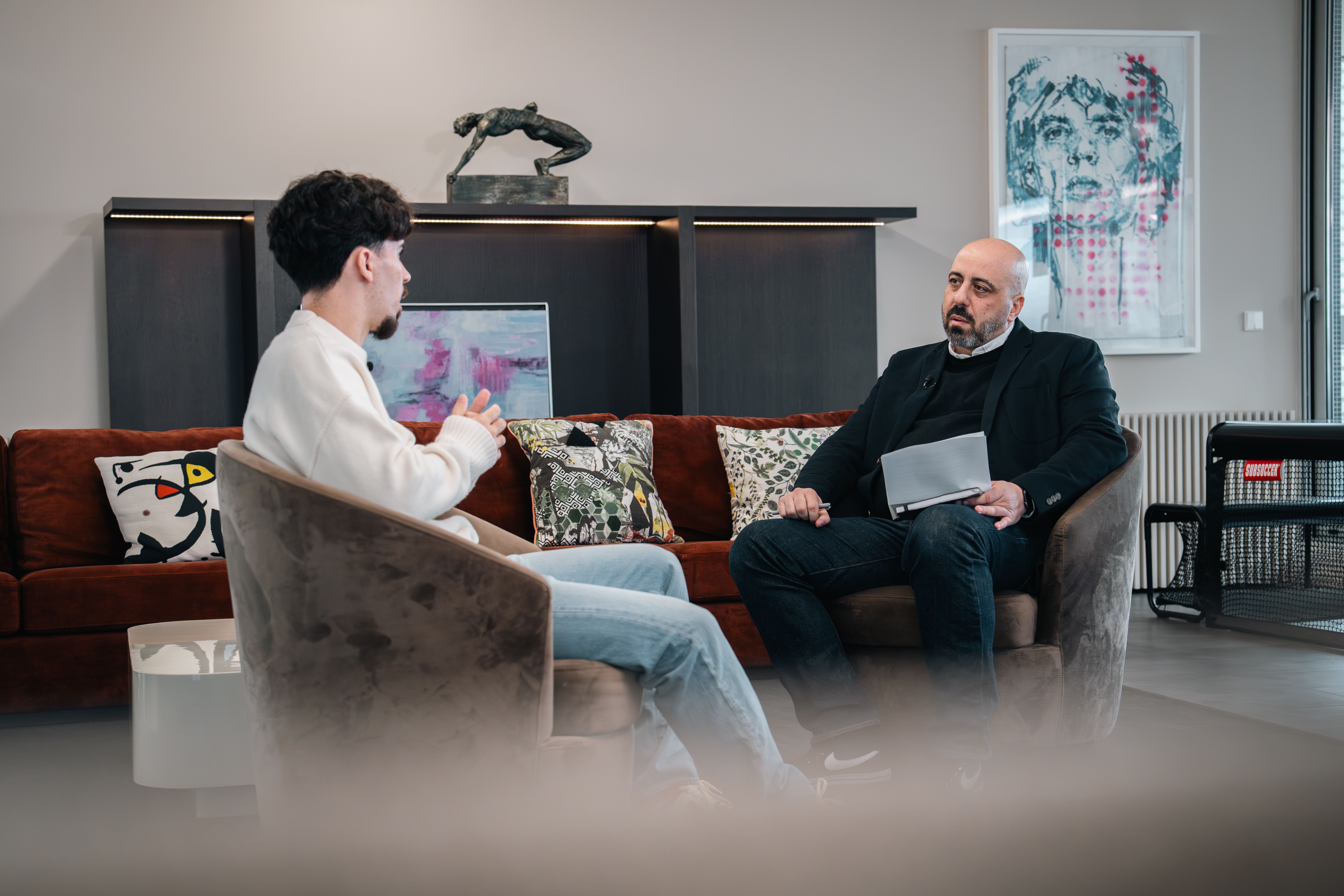 Vitinha, Figura do Ano de A BOLA, entrevistado por Luís Mateus -  Foto: André Carvalho