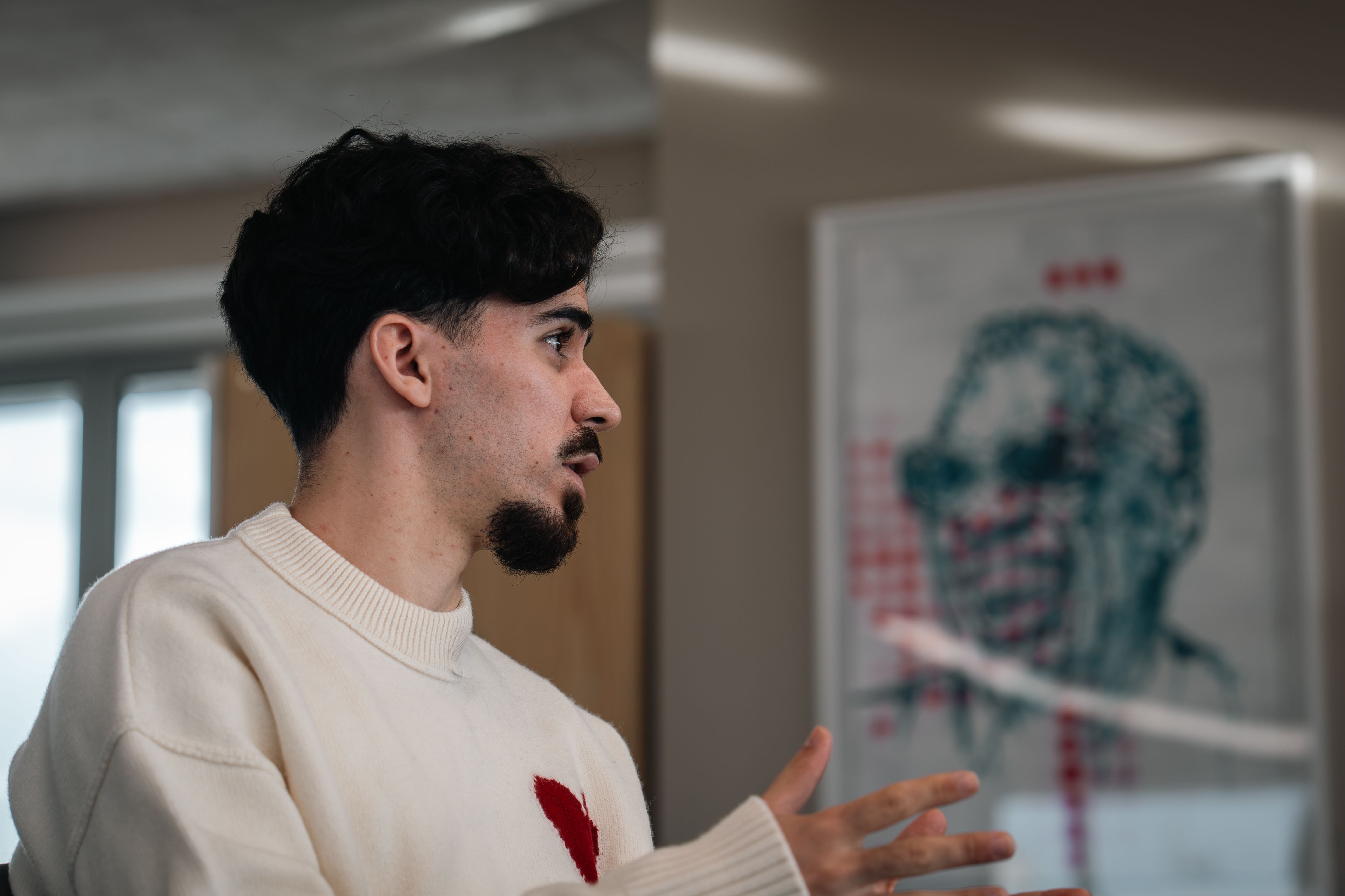 Vitinha entrevistado por A BOLA - Foto: André Carvalho