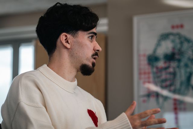 Vitinha entrevistado por A BOLA - Foto: André Carvalho