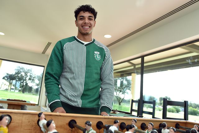 João Simões tem sempre um sorriso colado ao rosto (Foto MIGUEL NUNES)