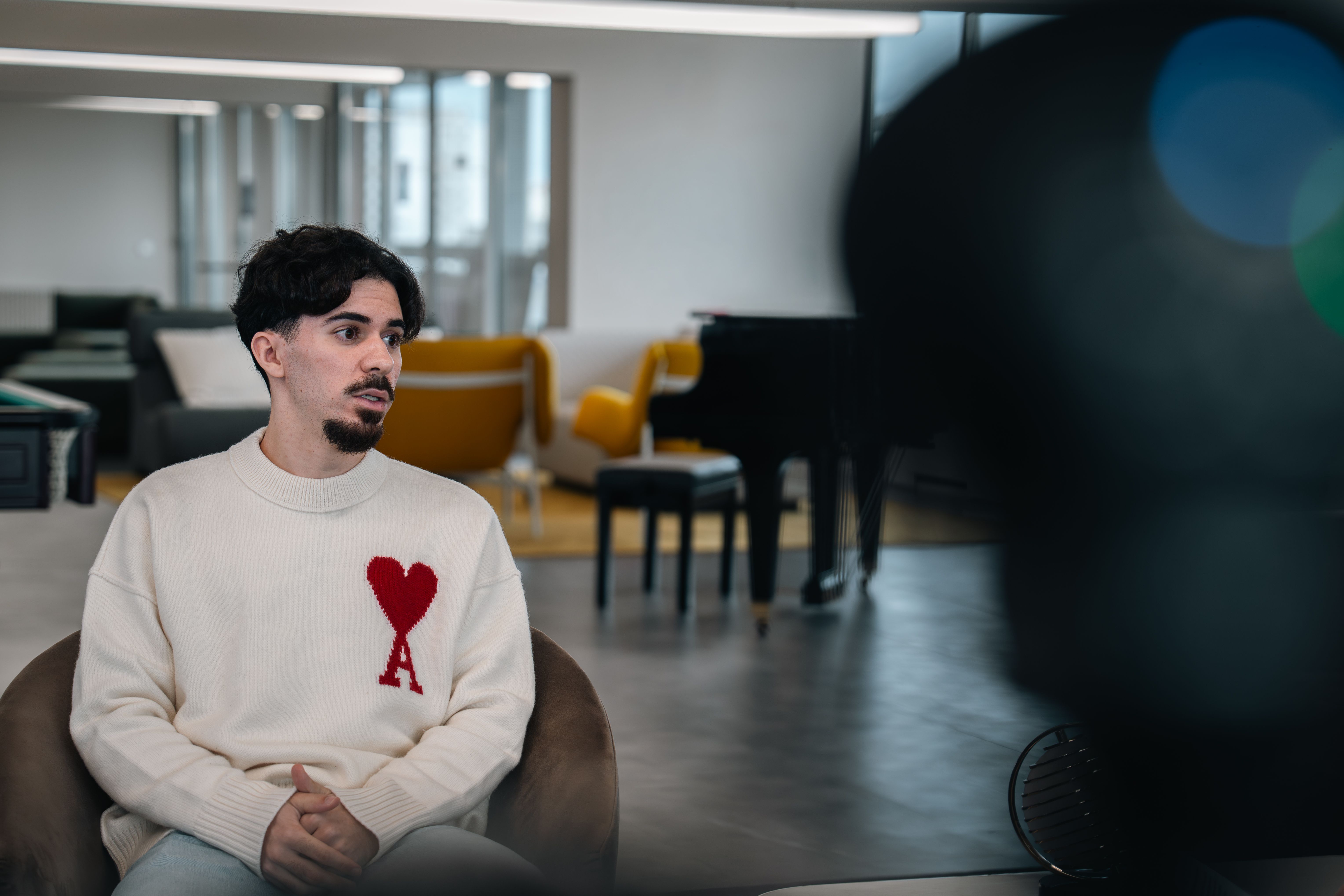 Vitinha em entrevista a A BOLA - Foto: André Carvalho