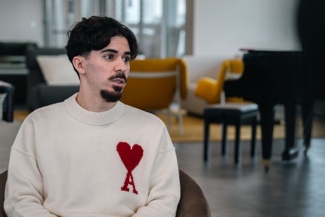 Vitinha em entrevista a A BOLA - Foto: André Carvalho