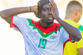 Georgie Minoungou marcou o golo do empate do Burkina Faso - Foto: D. R.