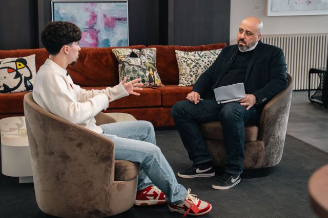 Vitinha, Figura do Ano de A BOLA, entrevistado por Luís Mateus -  Foto: André Carvalho