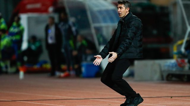 Bruno Lage no Casa Pia-Benfica