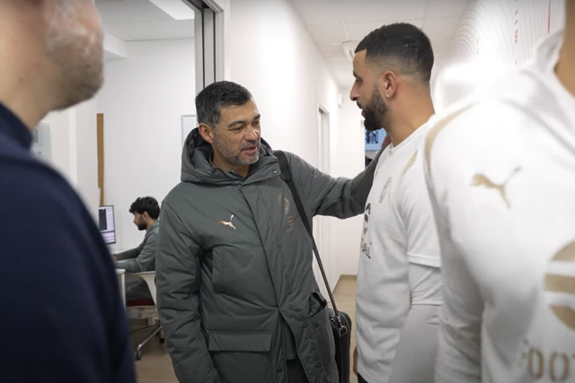 Conversa com Conceição e não só: o primeiro dia de Walker no Milan