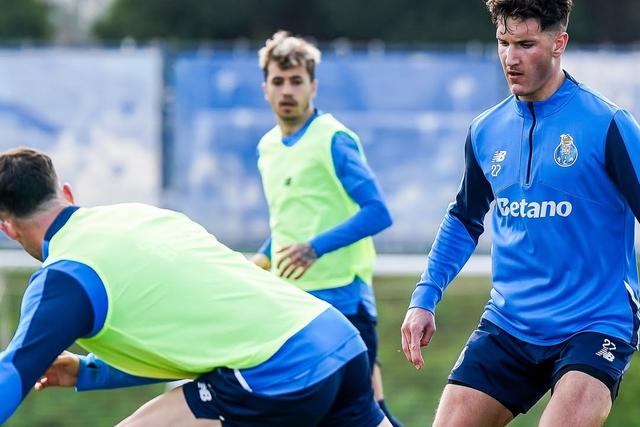 Deniz Gul no treino do FC Porto