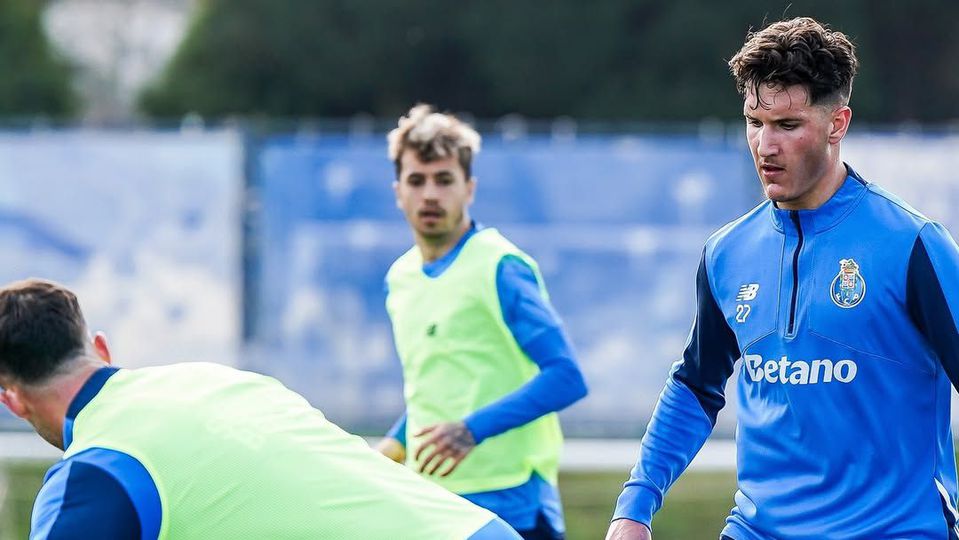 Deniz Gul no treino do FC Porto