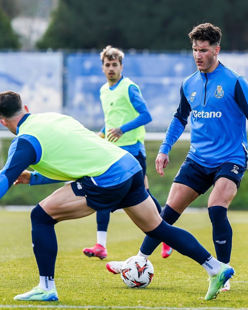 Deniz Gul no treino do FC Porto