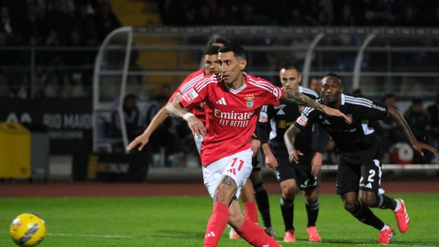 Di María no Casa Pia-Benfica (PAULO CUNHA /LUSA)