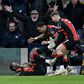 Ouattara celebra golo marcado pelo Bournemouth ao Nottingham Forest