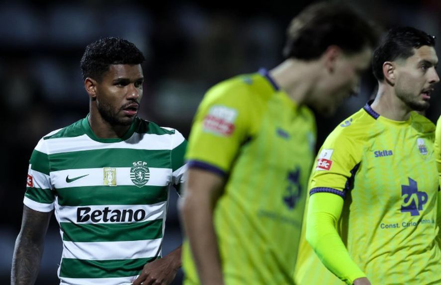 Mathesue reis em ação no jogo com o Arouca - Foto: INSTAGRAM/MATHEUS REIS