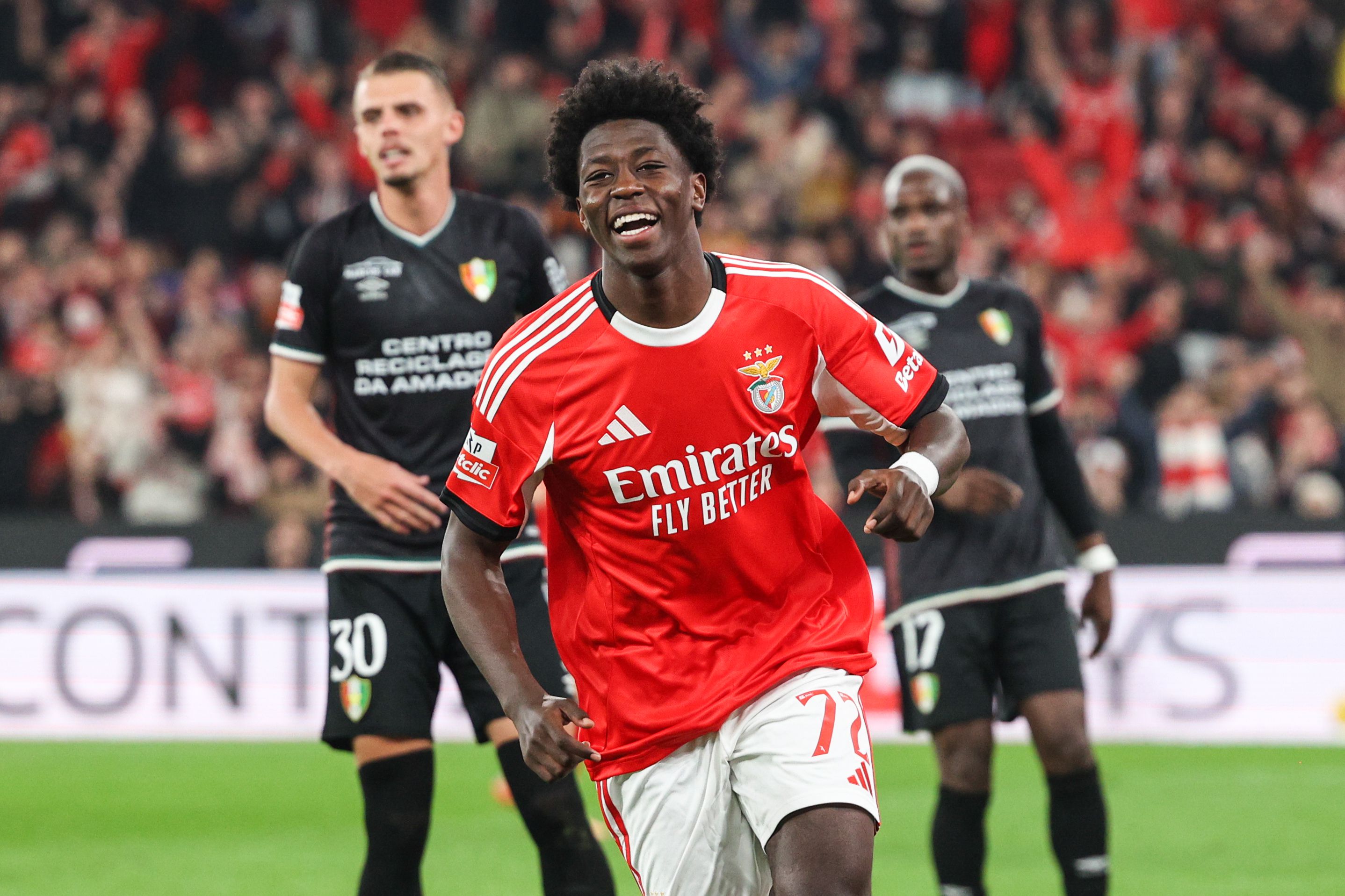 Anísio Cabral marcou ao Estrela da Amadora (Foto: LUSA/MIGUEL A. LOPES)