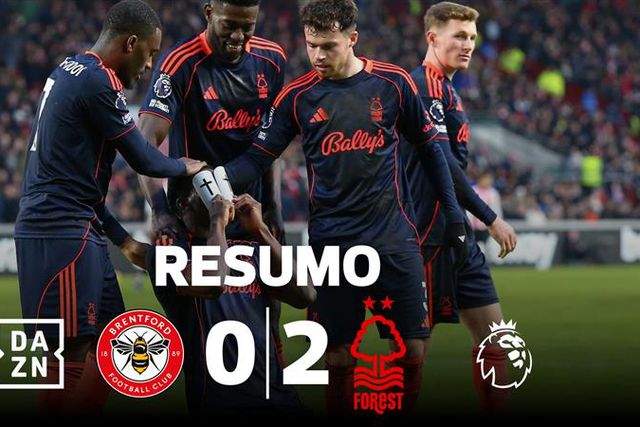 Nottingham Forest bate Brentford e afasta-se do West Ham de NES (resumo)