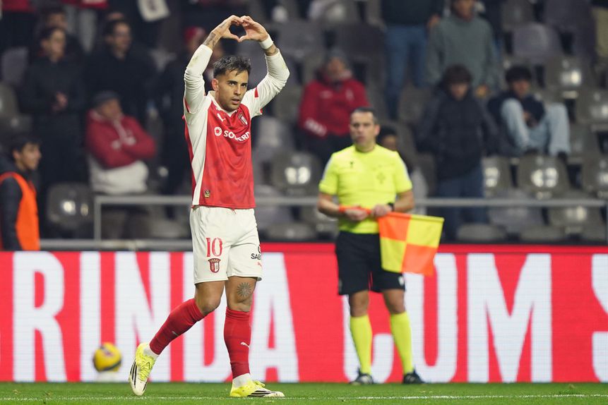 Rodrigo Zalazar apontou um golo e fez uma assistência, na goleada, por 5-0, frente ao Alverca. Foto: Hugo Delgado/LUSA
