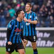 Raspadori celebra golo na estreia pela Atalanta (IMAGO)