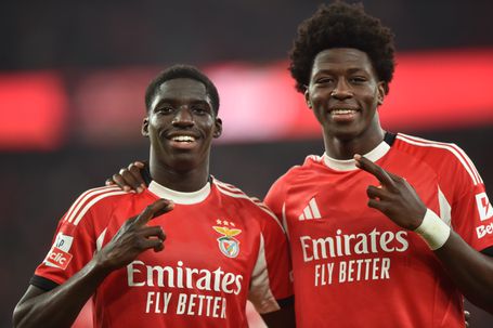 Anísio Cabral à direita, ao lado de Banjaqui, aqueles sorrisos dizem tudo — Foto: Miguel Nunes