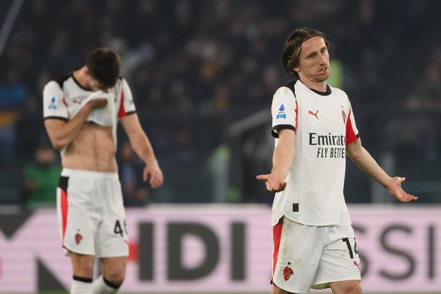 Luka Modric, 40 anos, fez a assistência para o golo do Milan