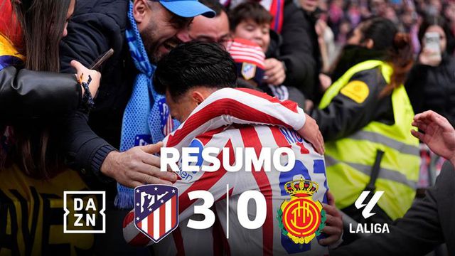 O resumo da vitória do At. Madrid sobre o Maiorca