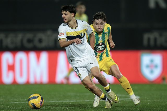 Mathias de Amorim marcou o golo que dá vantagem ao Famalicão na receção ao Tondela - Foto: Manuel Fernando Araújo/LUSA