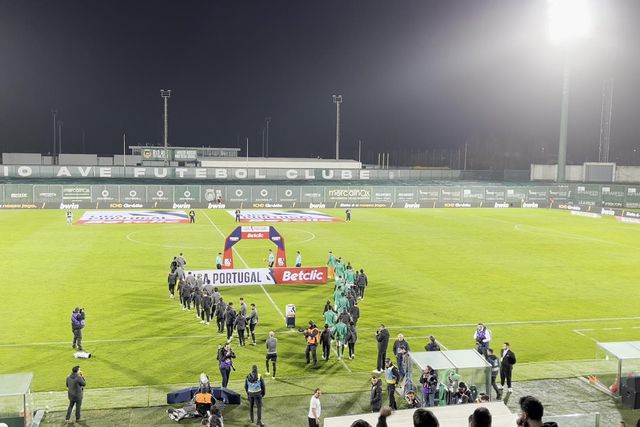 Rio Ave e Sporting no relvado