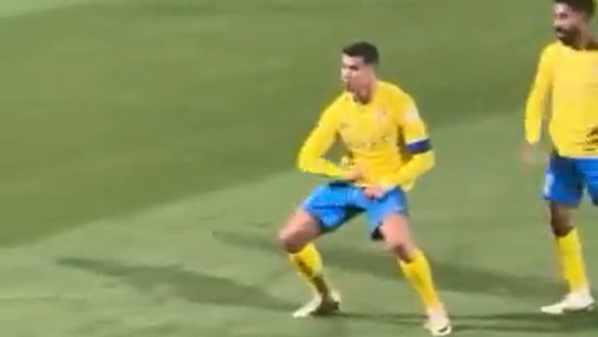 VÍDEO: Ronaldo perde as estribeiras ao ouvir cânticos por Messi