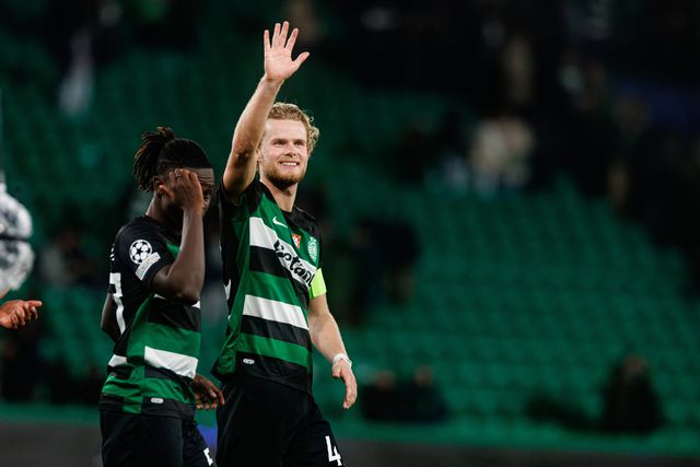 Hjulmand acena aos adeptos leoninos em Alvalade