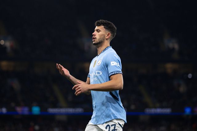 Matheus Nunes a jogar pelo Manchester City na UEFA Champions League