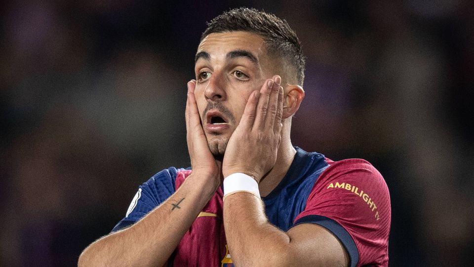 Ferrán Torres teve duas oportunidades claras de golo, mas falhou e foi substituído por Lewandowski, que marcou