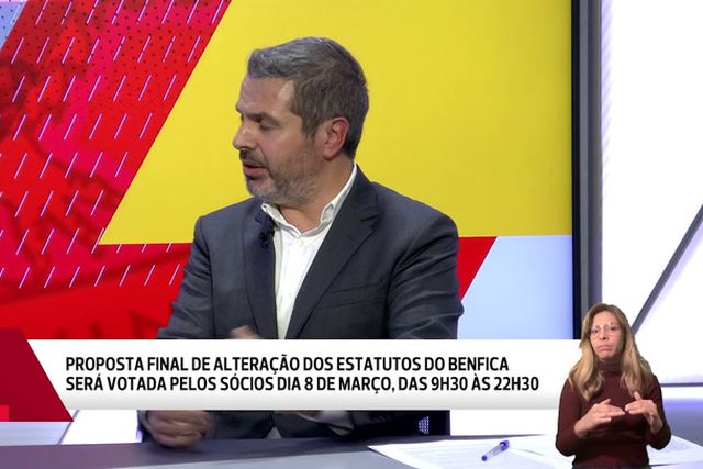 Antigo diretor jurídico do Benfica explica data para a votação final dos estatutos
