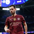 Bernardo Silva, jogador do Manchester City, no Bernabéu