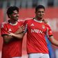 Francisco Silva apontou hat trick pelo Benfica frente ao AZ na Youth League (Foto: Miguel Nunes)